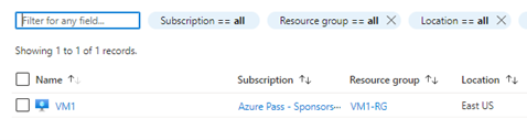 Select Virtual Machine